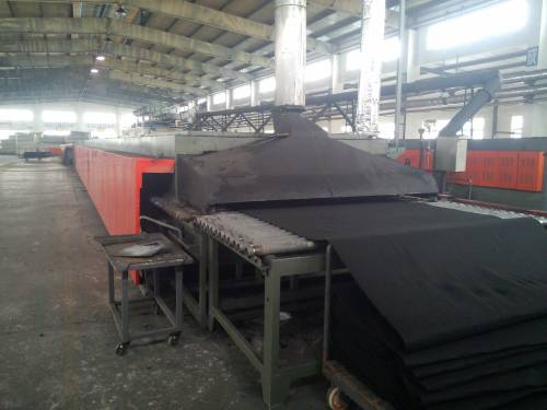 Atmosphere protection activated carbon fiber cloth carbonization furnace